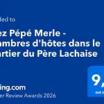 Frühstückspension Chez Pepe Merle - D'hotes Dans Le Quartier Du Pere Lachaise Paris